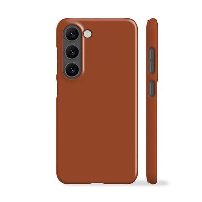 Solid Autumn Brown Phone Case