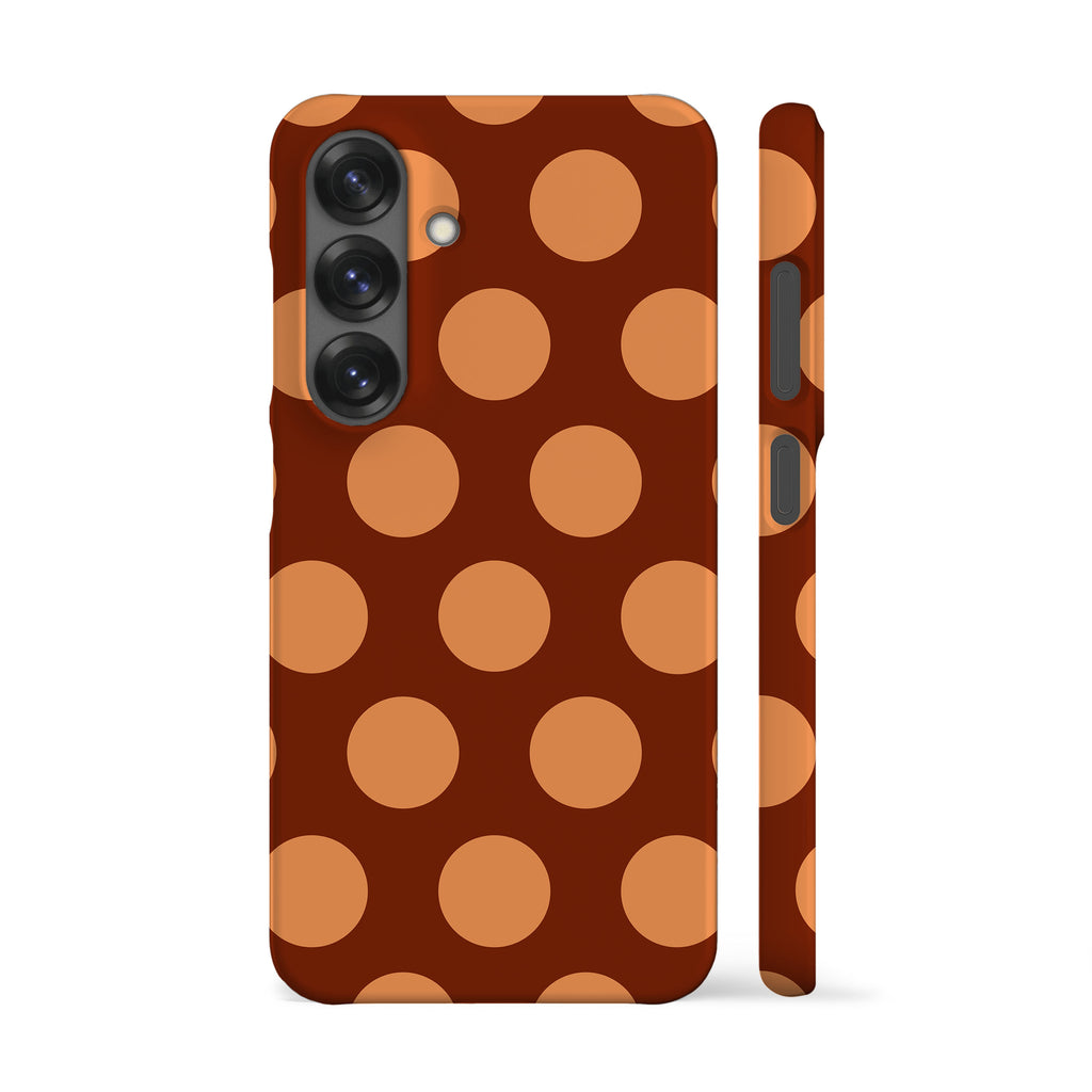 Autumn Rust Dots Phone Case