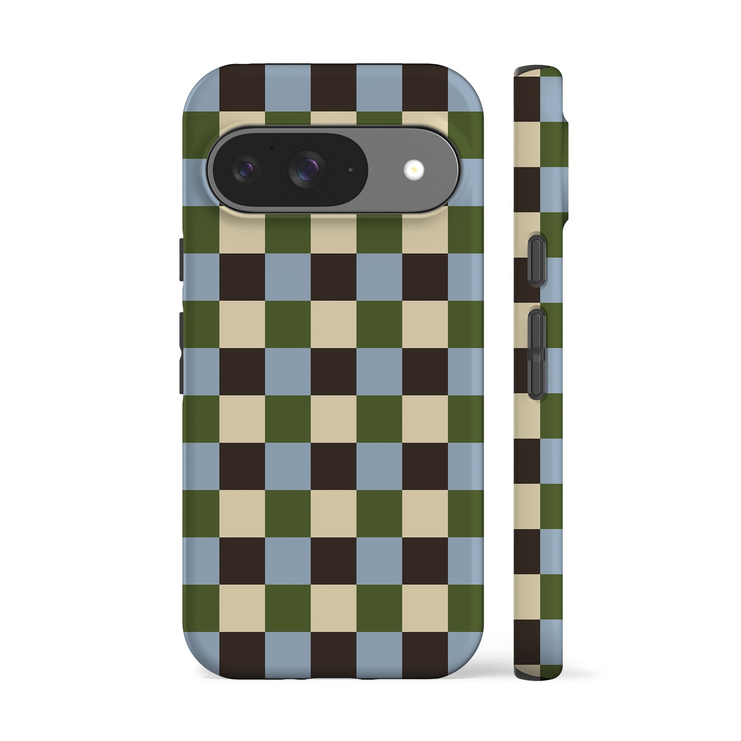 Autumn Moss Checkers Phone Case