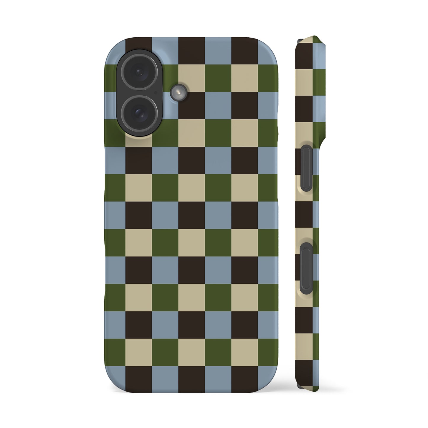 Autumn Moss Checkers Phone Case
