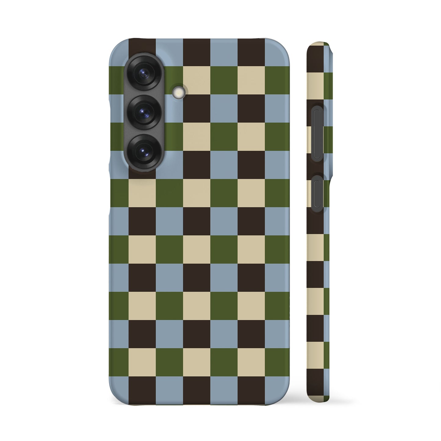 Autumn Moss Checkers Phone Case