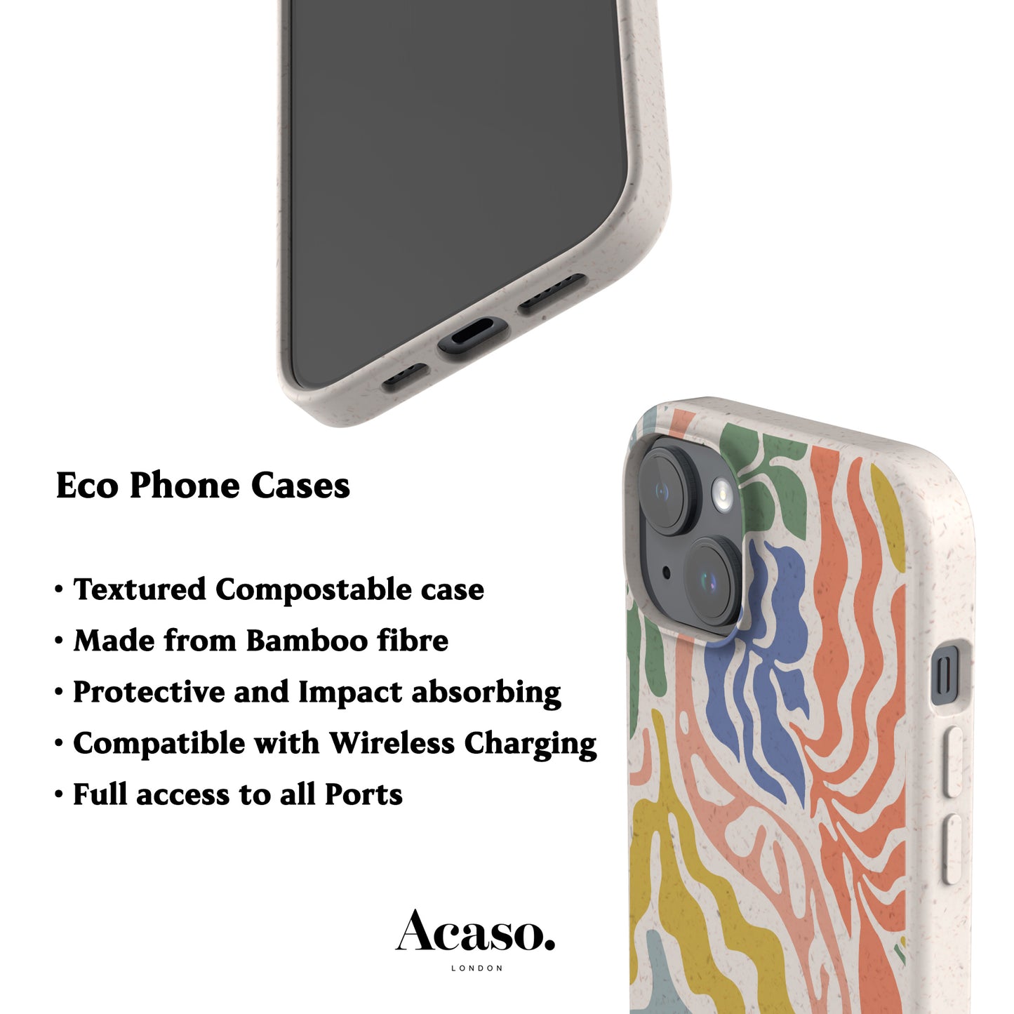 ABSTRACT JUNGLE Eco-Friendly Phone Case