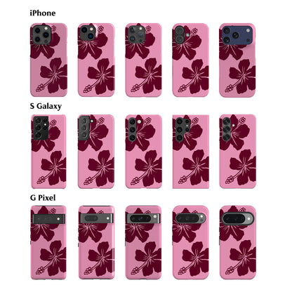 Bali Flowers Pink Phone Case