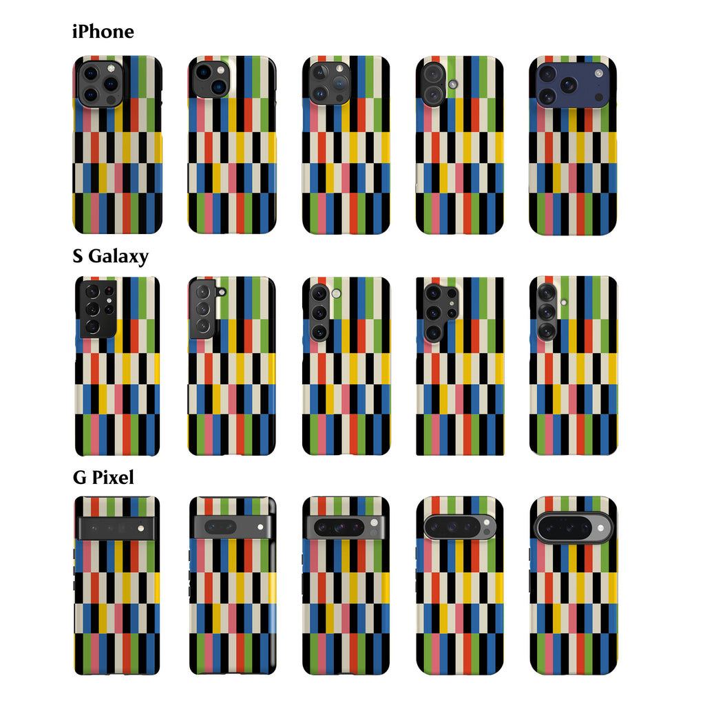 Bauhaus Stripes Phone Case