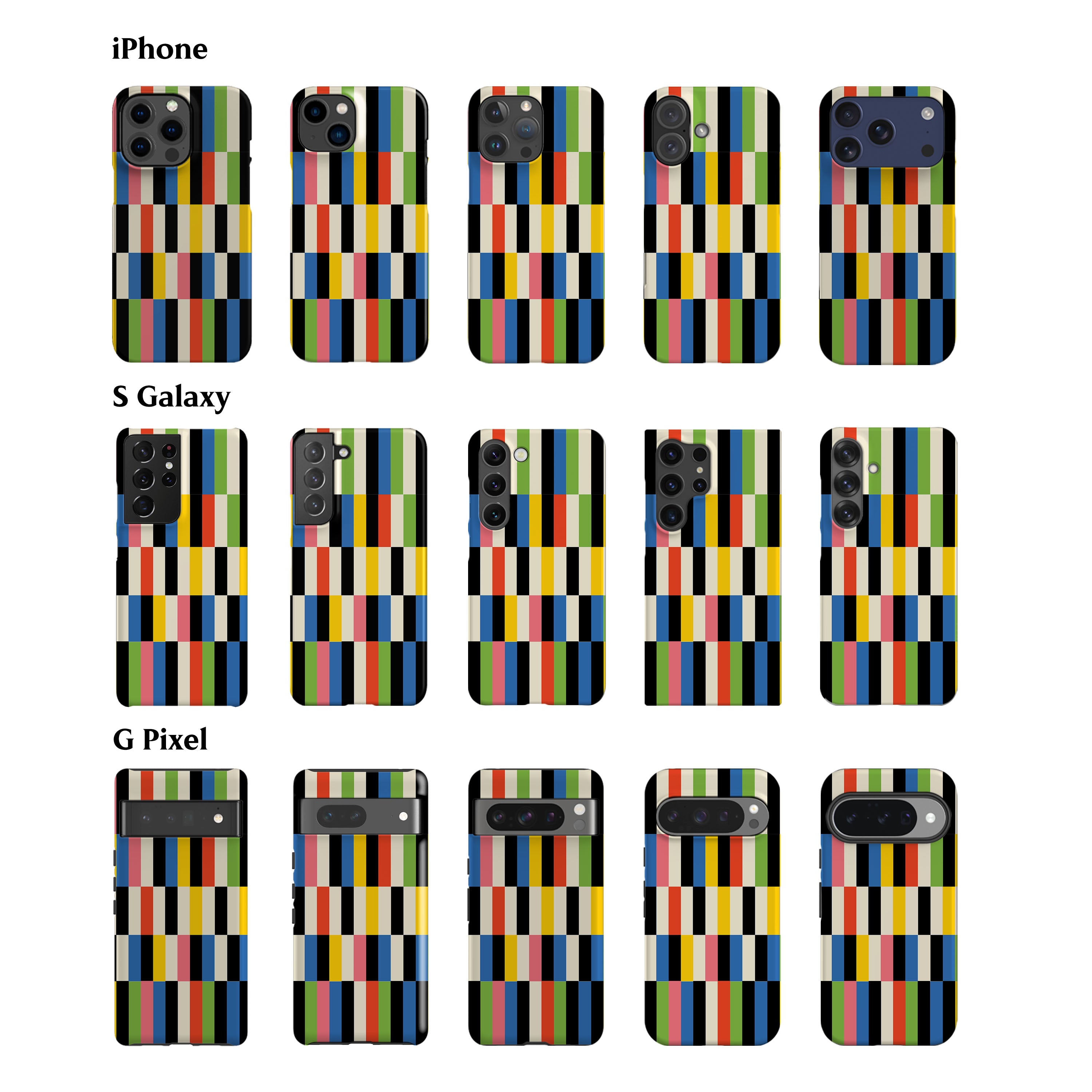 Bauhaus Stripes Phone Case