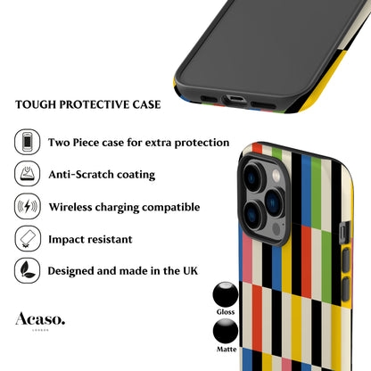 Bauhaus Stripes Phone Case