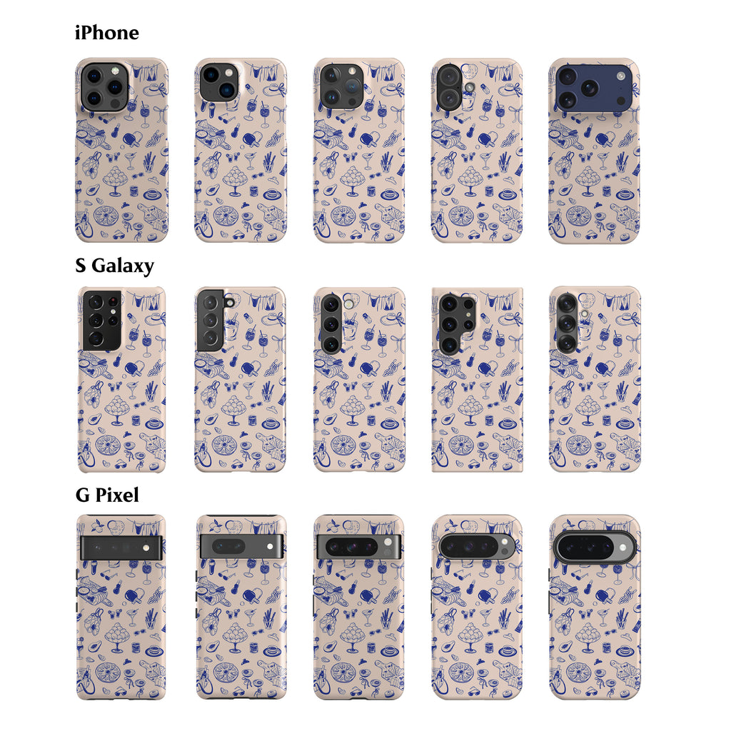 Blue Beach Day Phone Case