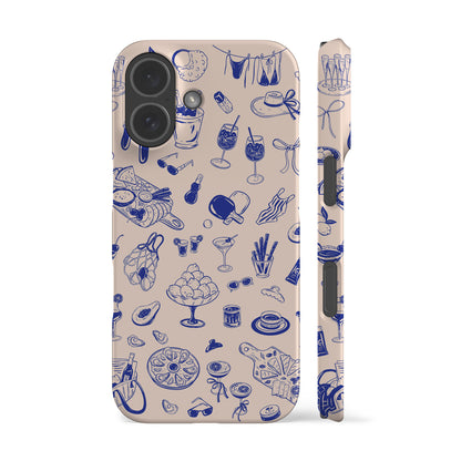Blue Beach Day Phone Case