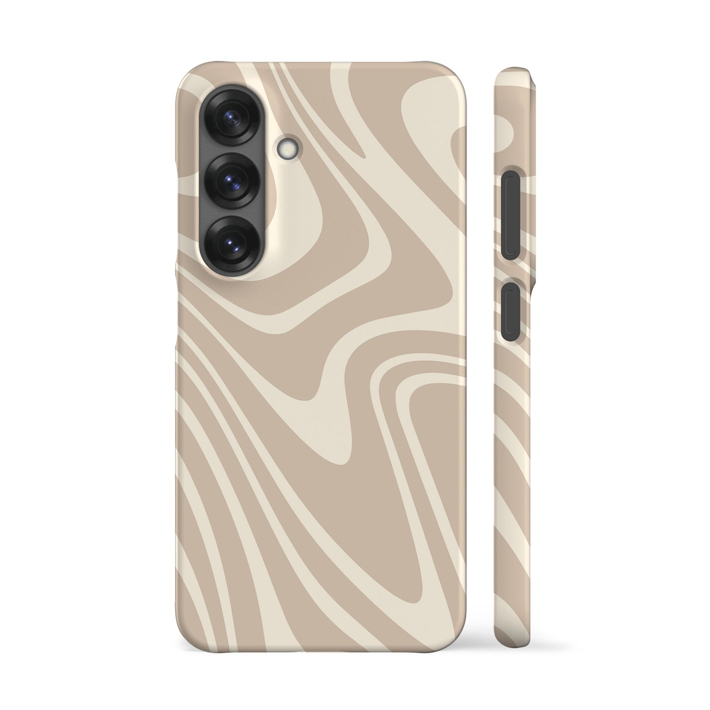 Beige Waves Phone Case