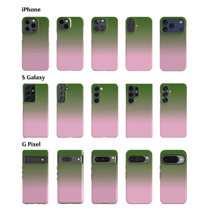 Strawberry Matcha Gradient Phone Case