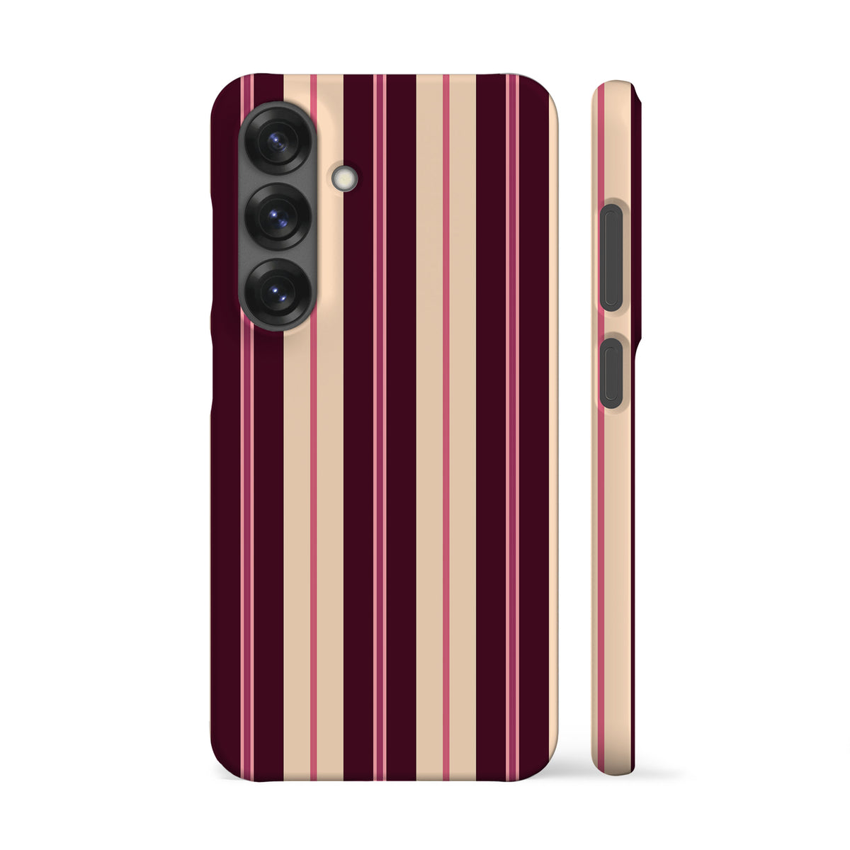 Berry Stripes Phone Case