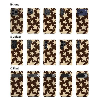 Cocoa Cream Big Stars Phone Case