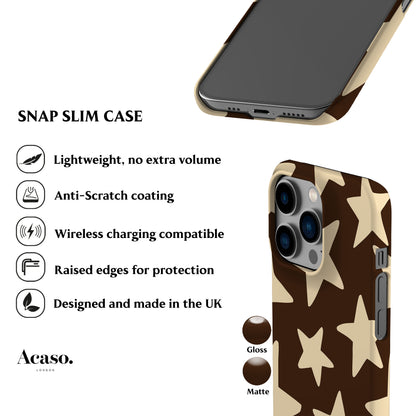 Cocoa Cream Big Stars Phone Case