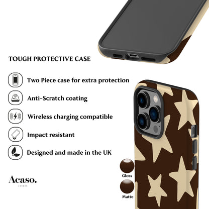 Cocoa Cream Big Stars Phone Case