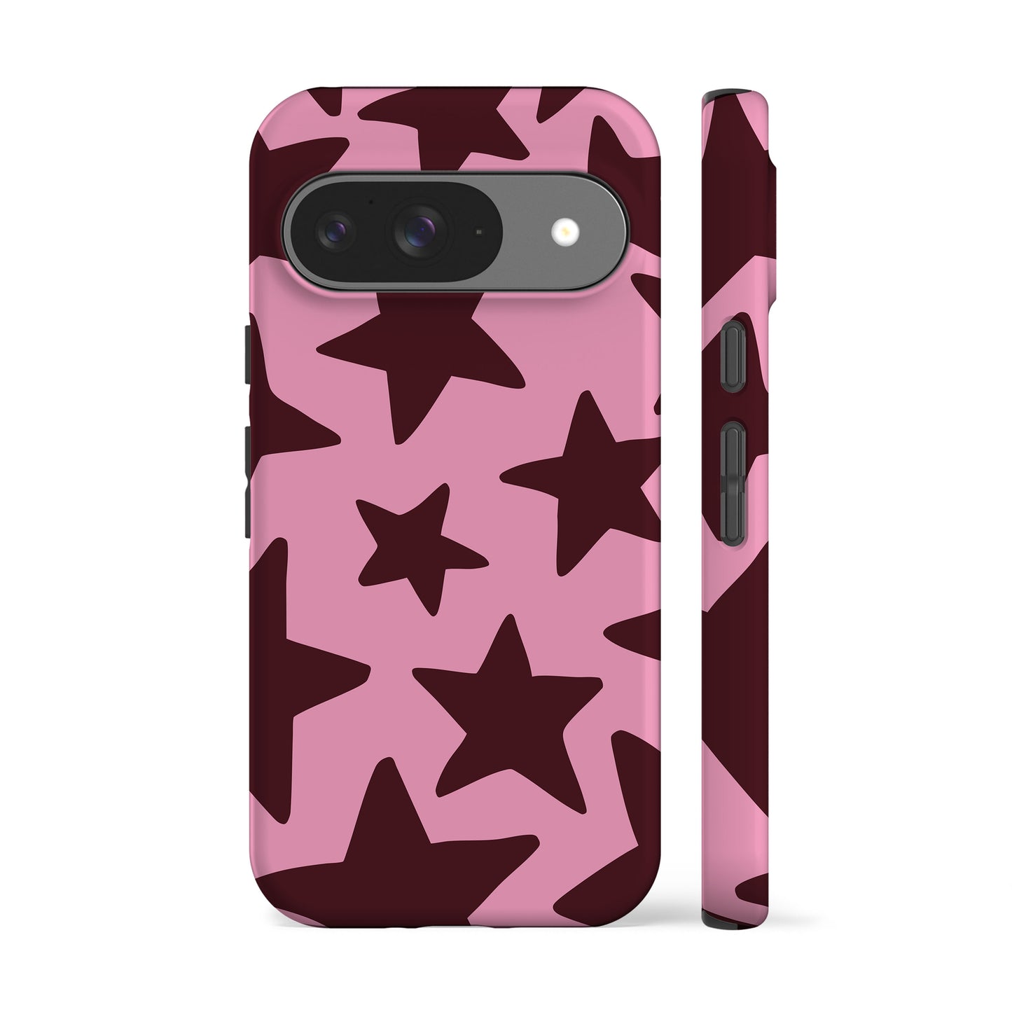 Pink Plum Big Stars Phone Case