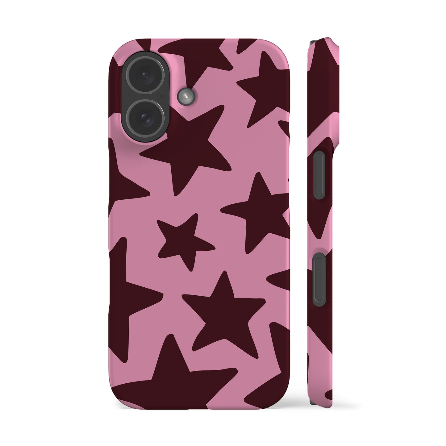 Pink Plum Big Stars Phone Case