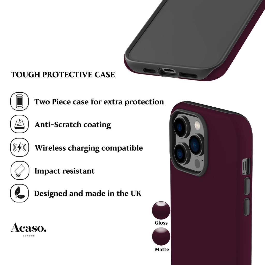 Blackberry Solid Phone Case