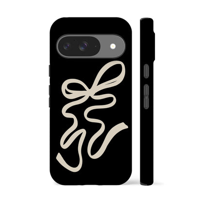 Cream Ribbon Phone Case