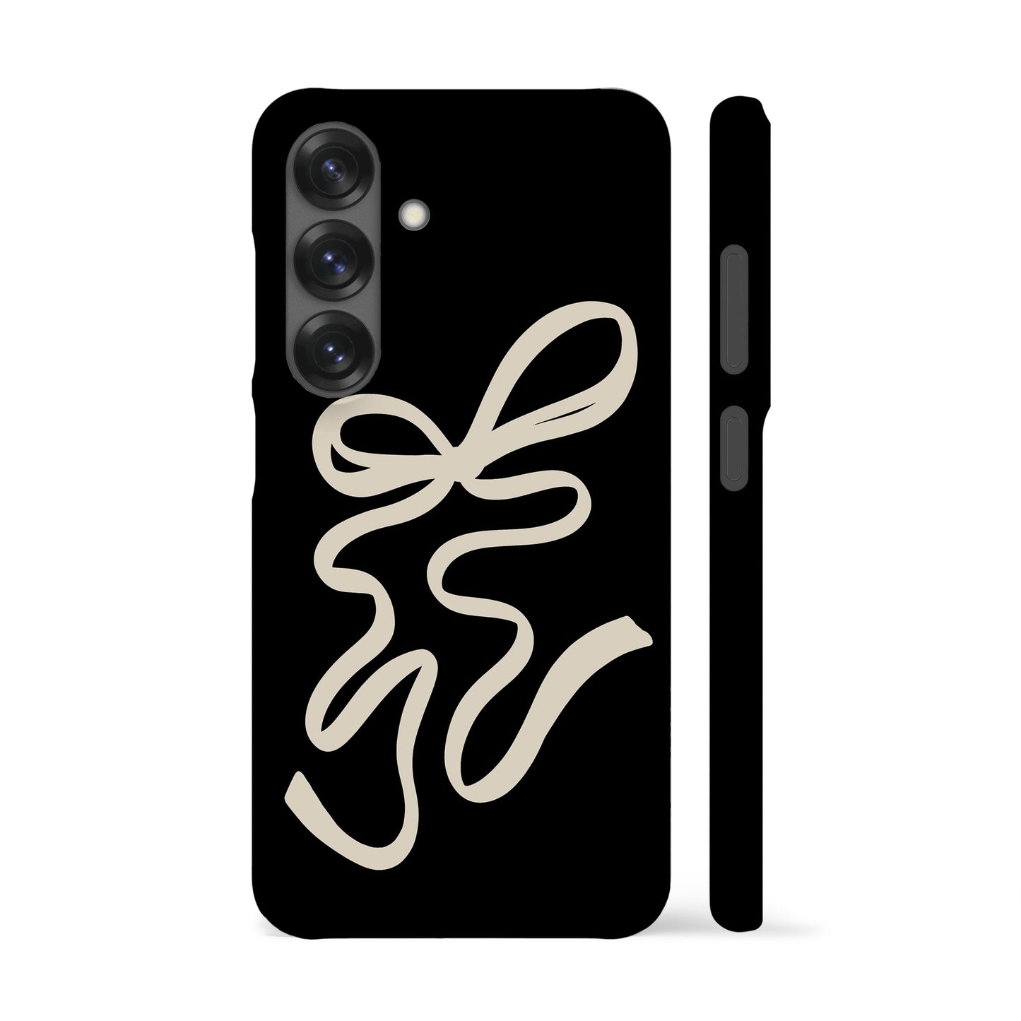 Cream Ribbon Phone Case