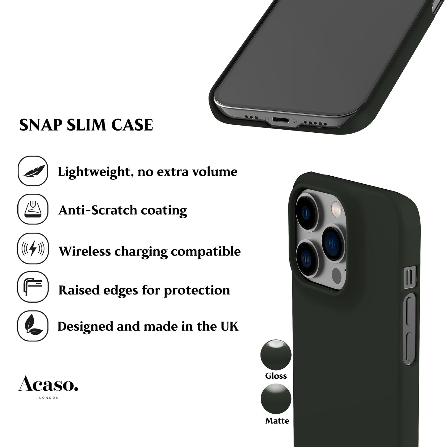 Black Olive Phone Case