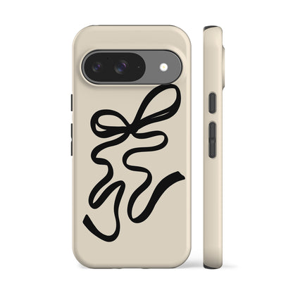 Black Ribbon Phone Case