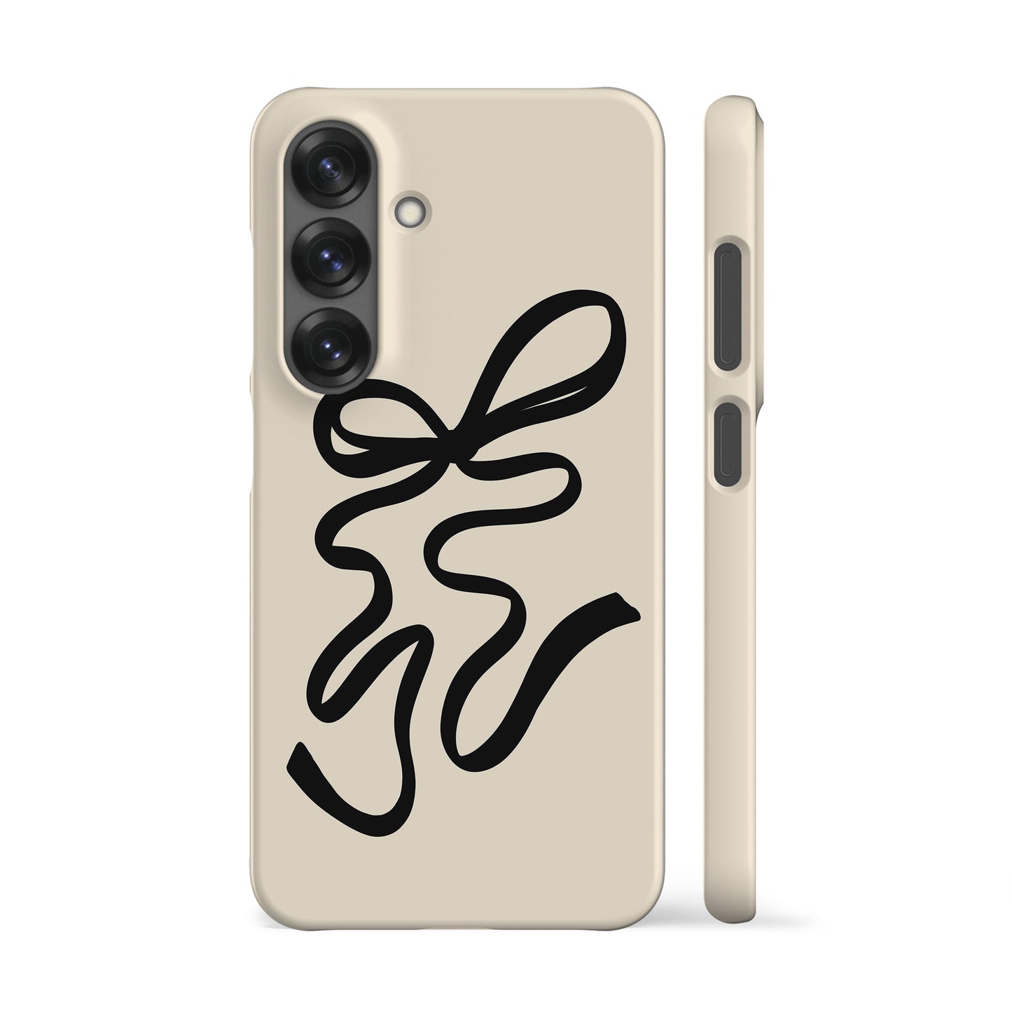 Black Ribbon Phone Case