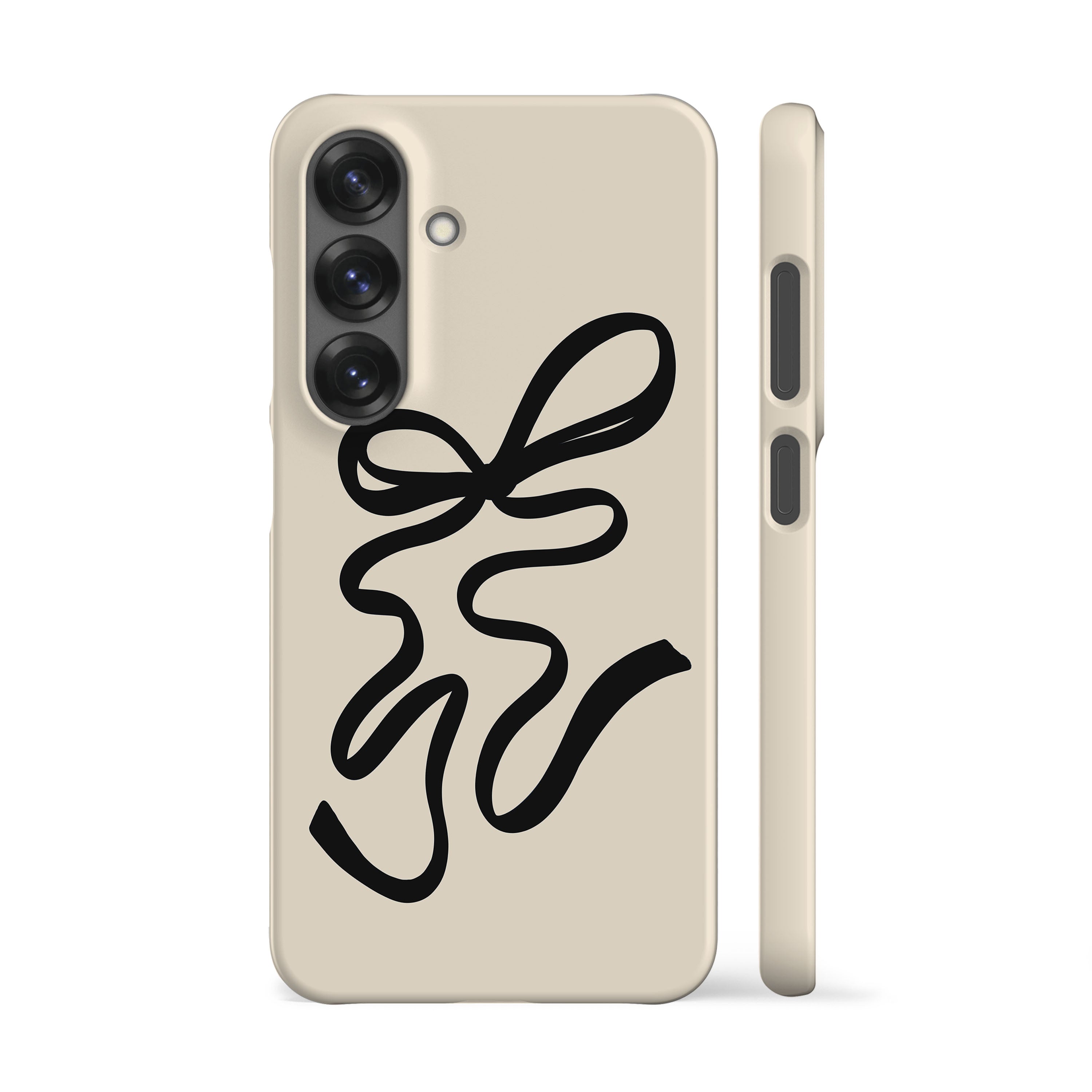 Black Ribbon Phone Case