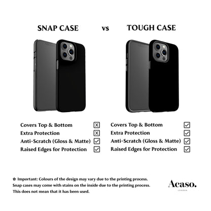 Solid Black Phone Case