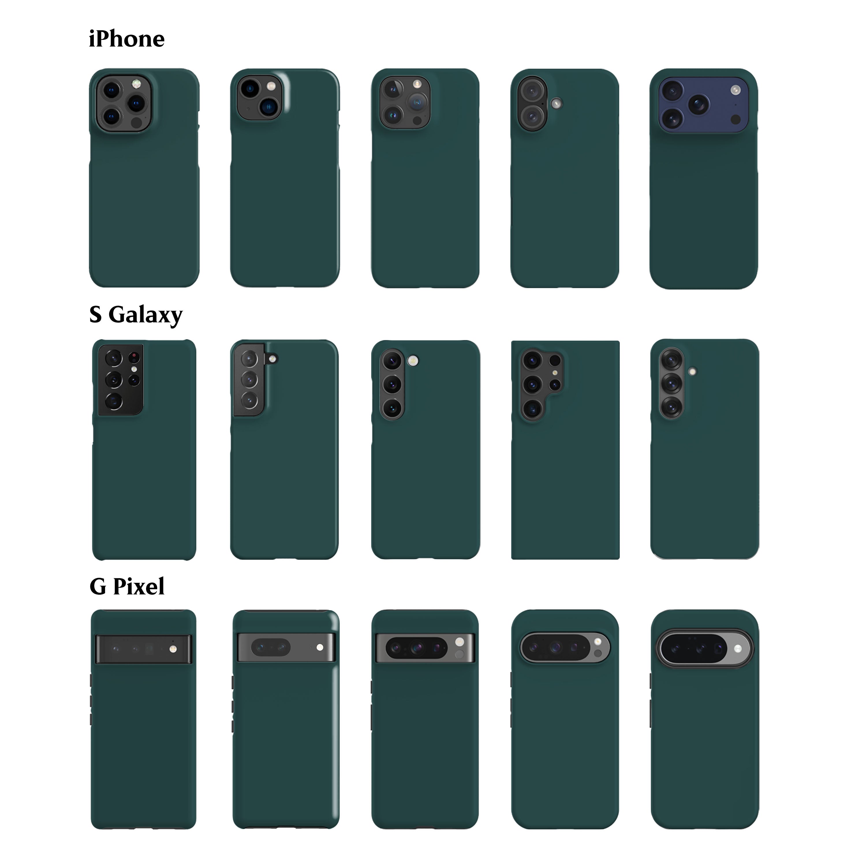 Solid Deep Teal Phone Case
