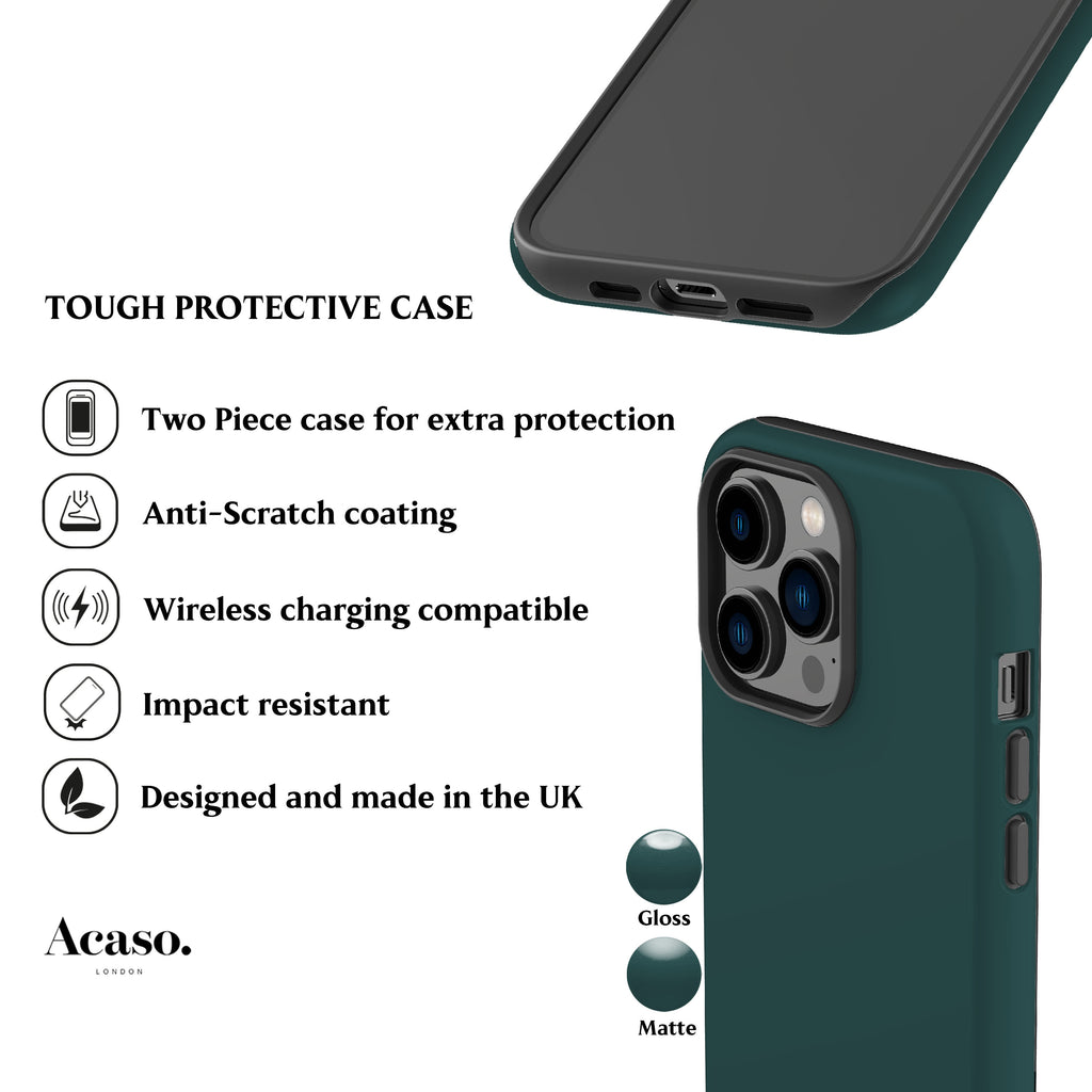 Solid Deep Teal Phone Case