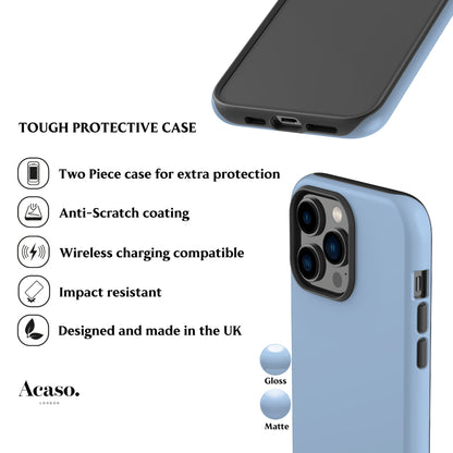 Solid Ice Blue Phone Case
