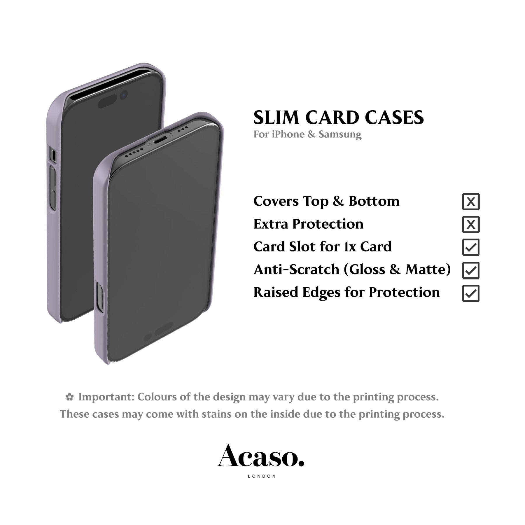Lavender Card Case