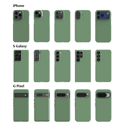 Solid Mineral Green Phone Case