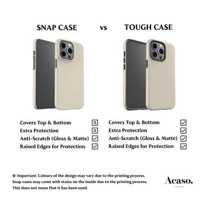 Solid Off White Phone Case