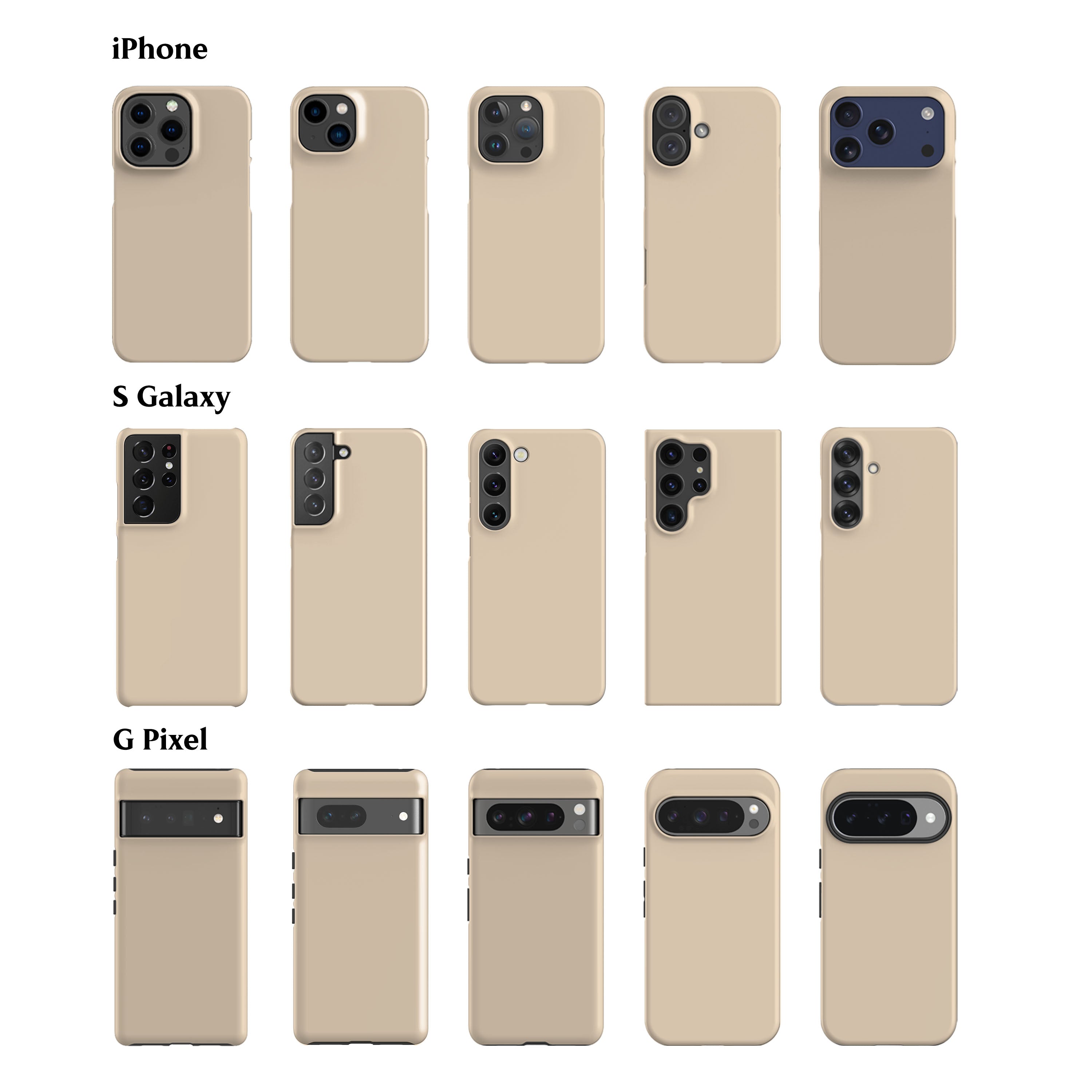 Solid Pearled Ivory Phone Case