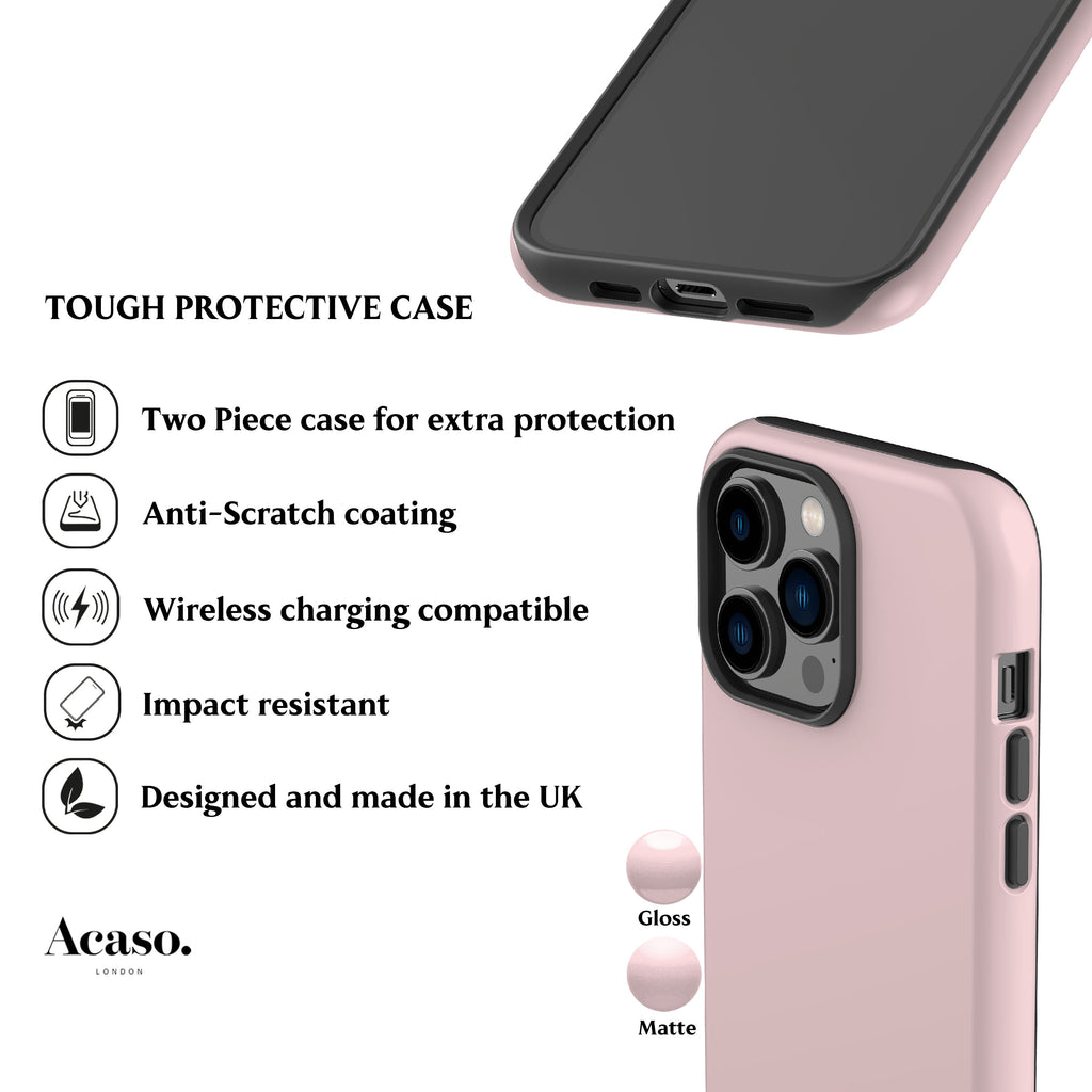 Solid Rosewater Pink Phone Case