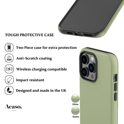Solid Seedling Green Phone Case