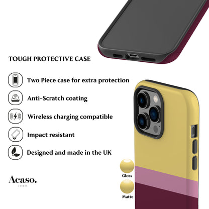 Scandi Yellow Block Color Phone Case