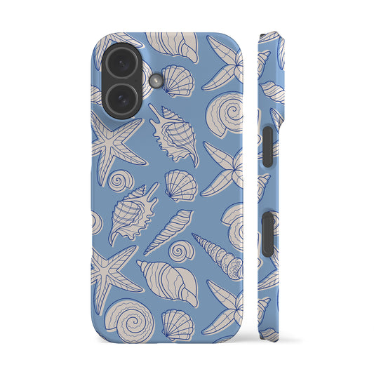 Blue Beach Shells Phone Case