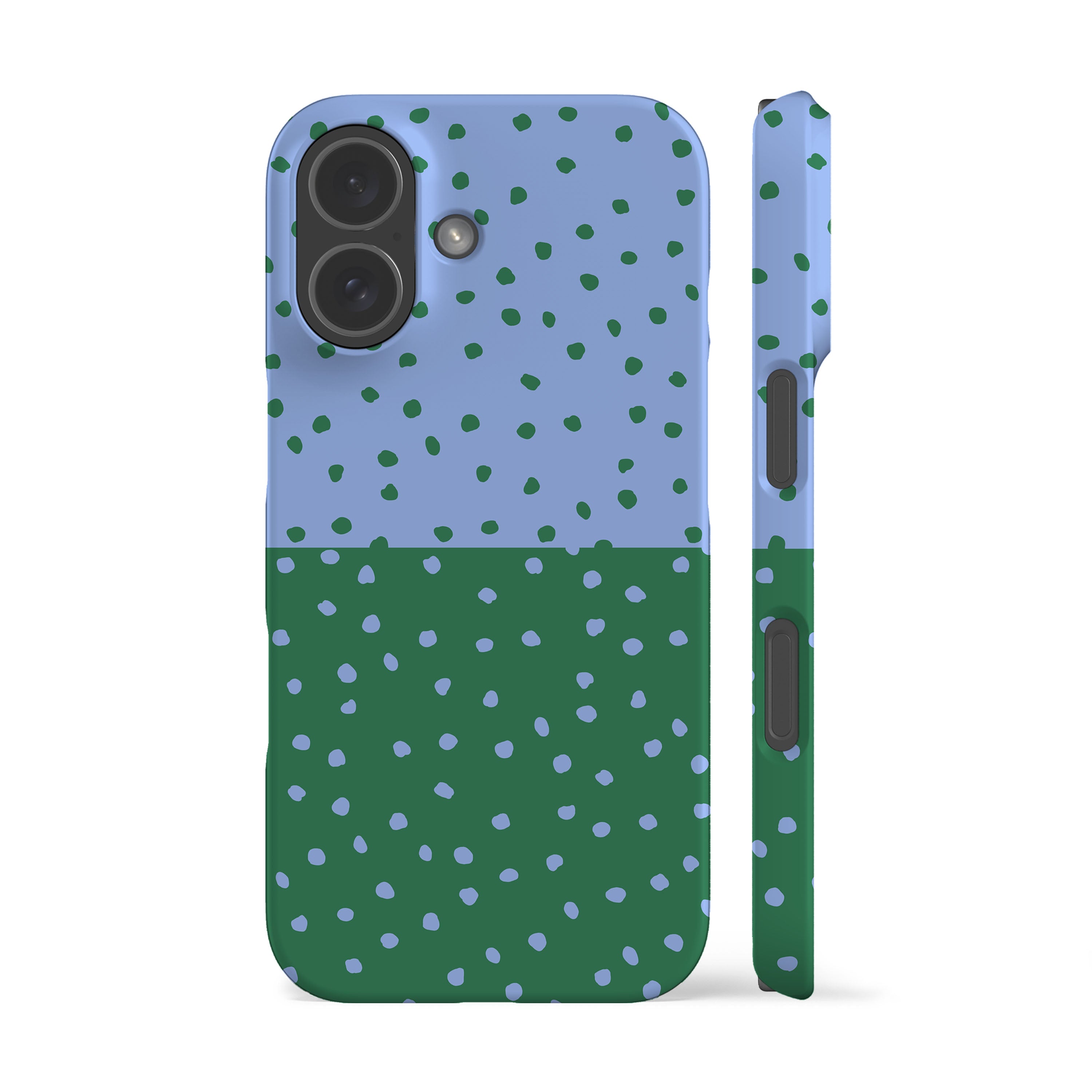 Blue Green Mini Polka Dots Phone Case