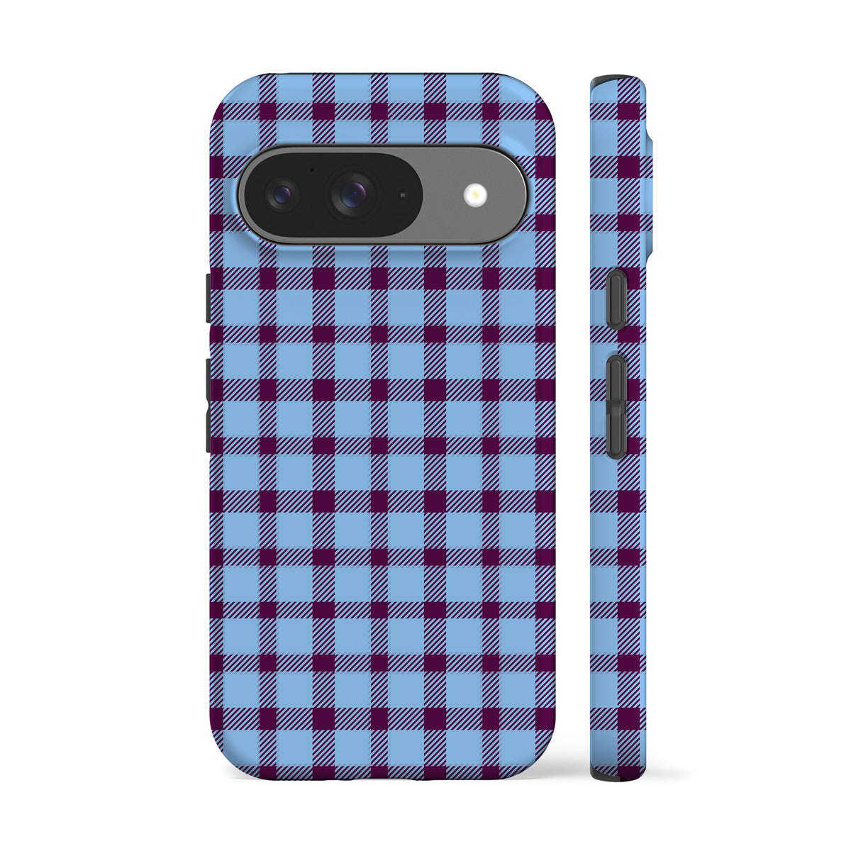 Retro Blue Plaid Phone Case