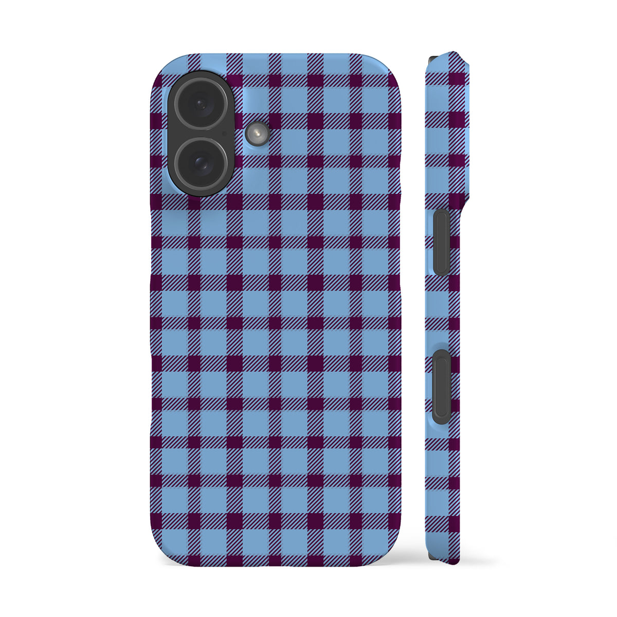 Retro Blue Plaid Phone Case