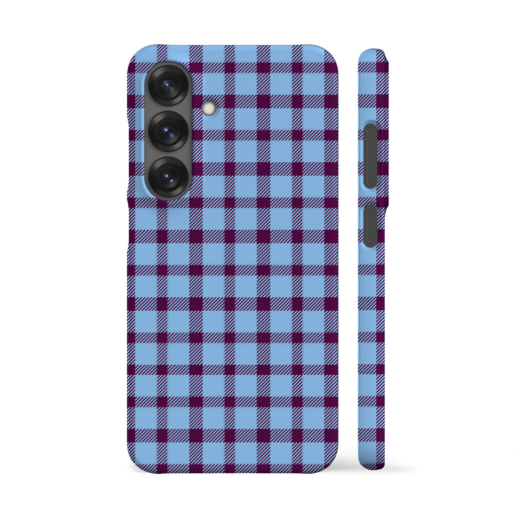 Retro Blue Plaid Phone Case