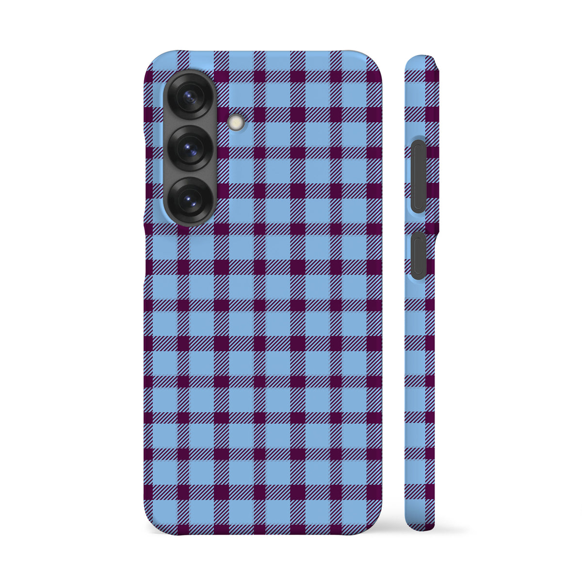 Retro Blue Plaid Phone Case