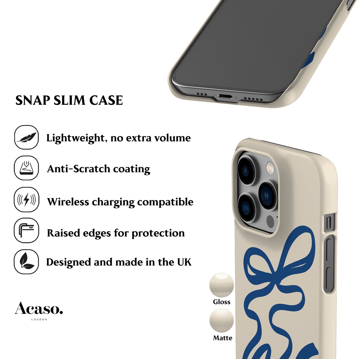 Blue Ribbon Phone Case