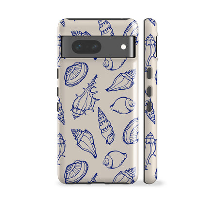 Blue Seashells Phone Case
