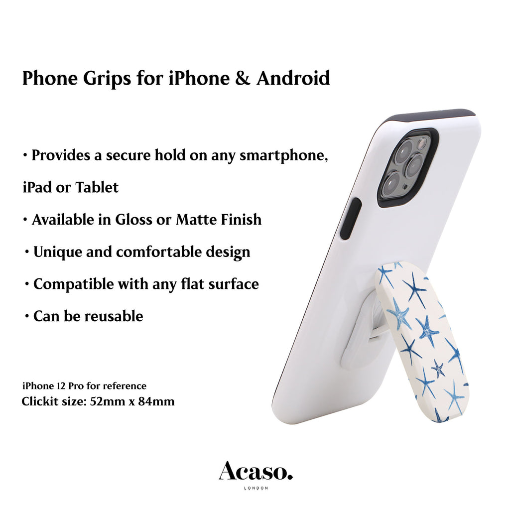 Blue Starfish Phone Grip