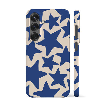 Wonky Stars Blue Phone Case