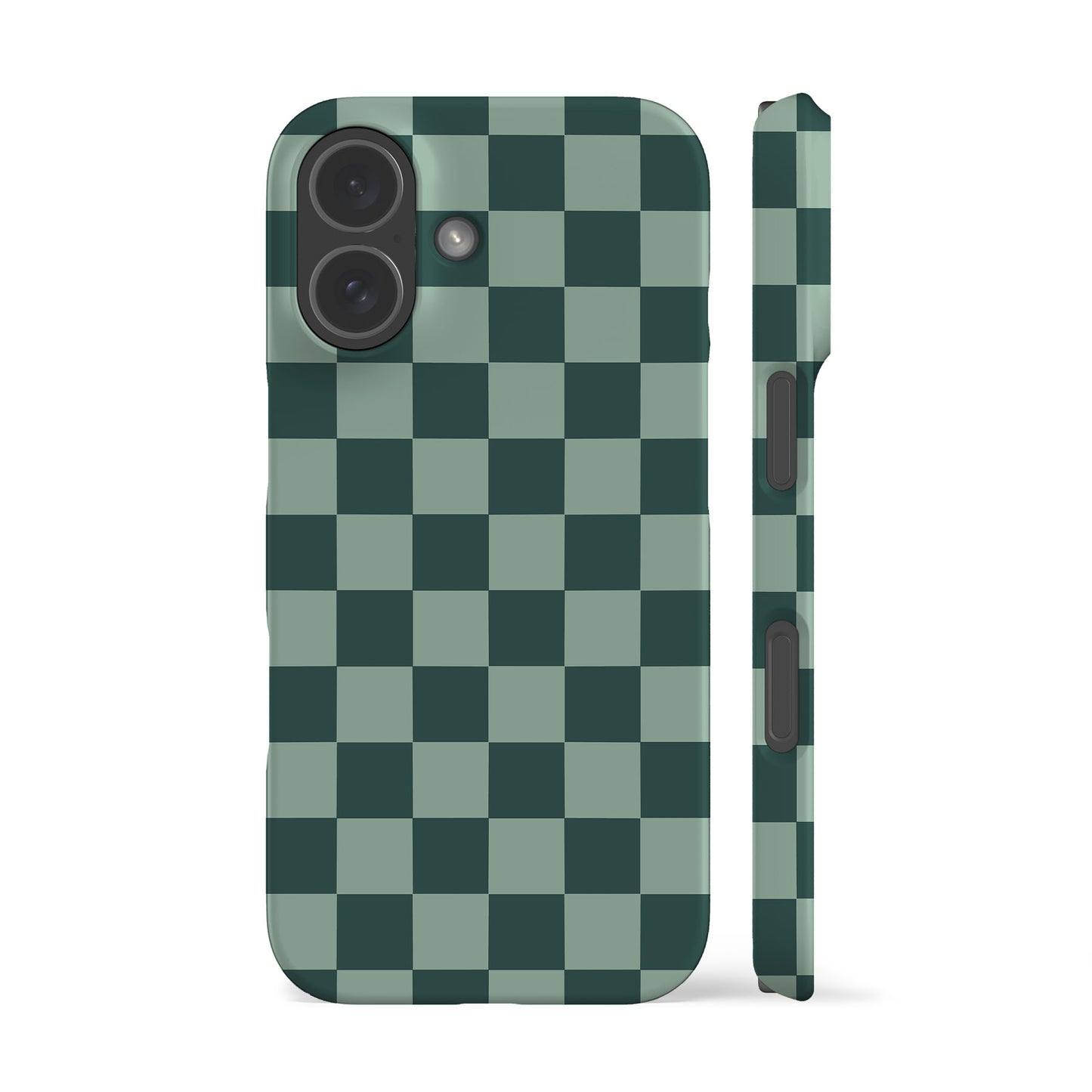 Blue Teal Checkered Phone Case