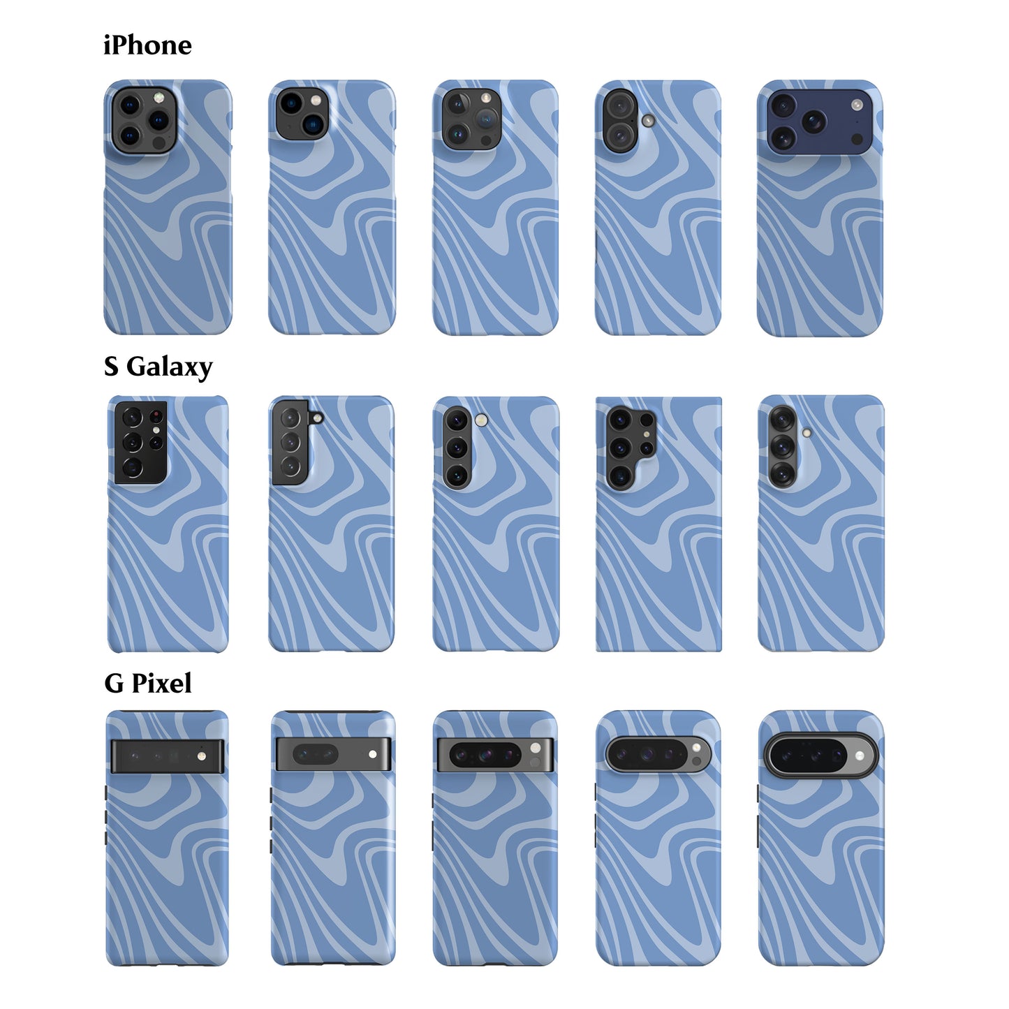 Blue Waves Phone Case